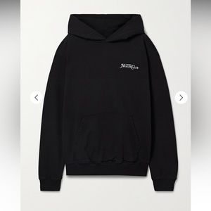 SPORTY & RICH
Printed cotton-jersey hoodie